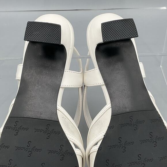 NEW Easy Street Women’s Tristen Dance Flex Outsole Sandals White Size 6.5N - Picture 9 of 10